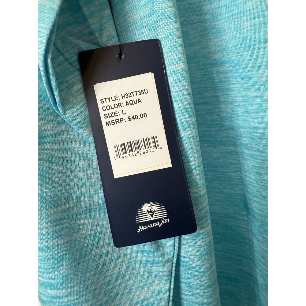 NWT Havana Jim Long Sleeve Cool Tech Tee Mens Size Large Moisture Wicking K19 - Picture 6 of 6